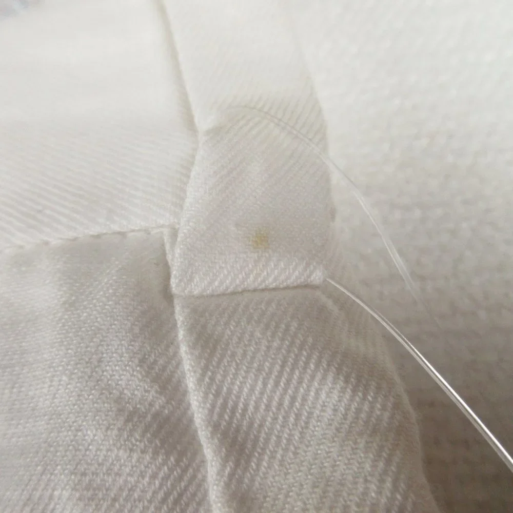 NWT Brooks Brothers 346 Pants White Linen Cotton Trouser Size W35L32 Lightweight